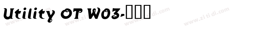 Utility OT W03字体转换